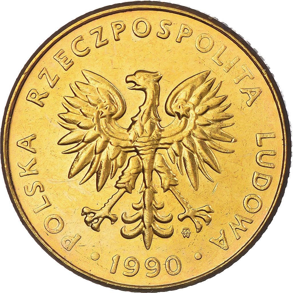 Moneta, Polonia, 10 Zlotych, 1990, Warsaw, SPL, Ottone, KM:152.2