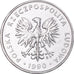 Münze, Polen, 5 Zlotych, 1990, Warsaw, VZ, Aluminium, KM:81.3