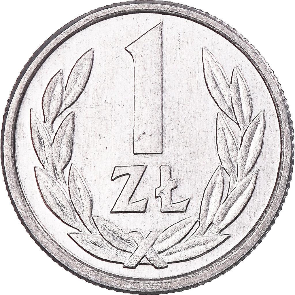 Moneta, Polonia, Zloty, 1990, Warsaw, SPL, Alluminio, KM:49.3