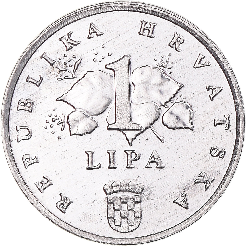 Coin, Croatia, Lipa, 2002, MS(63), Aluminum, KM:12