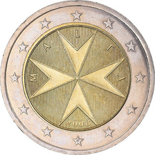 Malta, 2 Euro, 2008, Paris, MS(65-70), Bi-Metallic, KM:132
