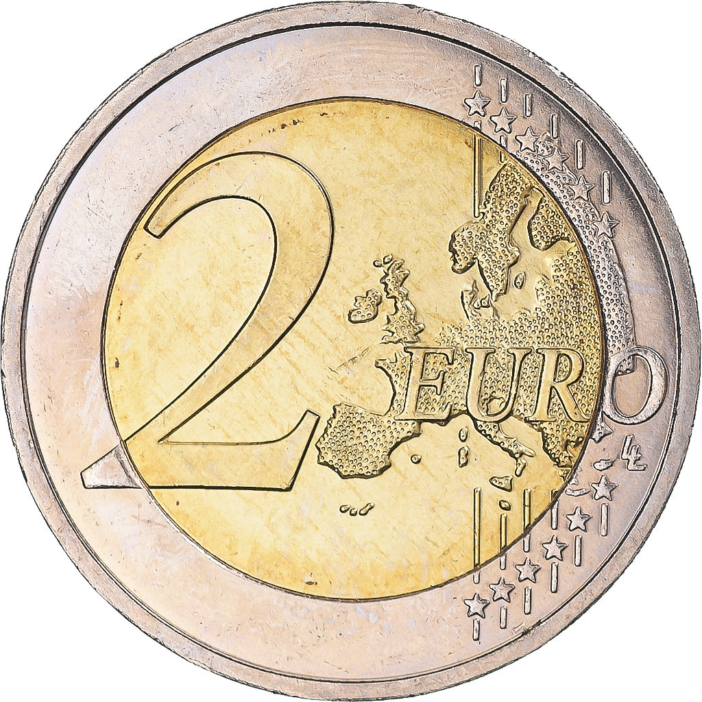 Malta, 2 Euro, 2008, Paris, MS(65-70), Bi-Metallic, KM:132