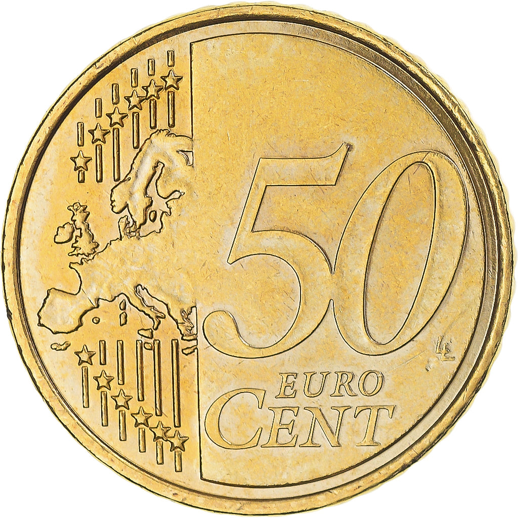 Malta, 50 Euro Cent, 2008, Paris, MS(63), Latão, KM:130