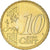 Malta, 10 Euro Cent, 2008, Paris, EF(40-45), Brass, KM:128