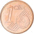 Malta, 1 Cent, Mnajdra Temple Altar, 2008, UNZ+, Copper Plated Steel