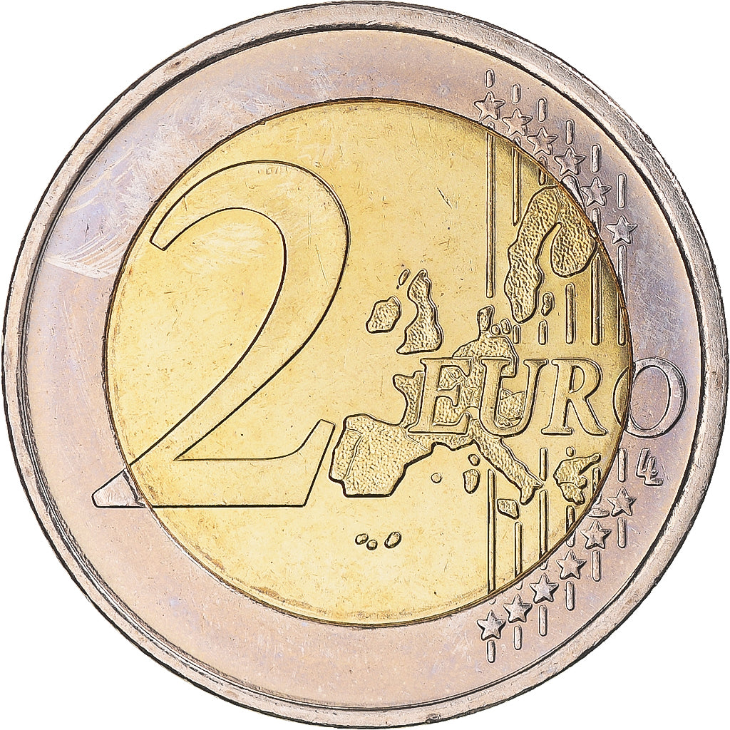 Greece, 2 Euro, 2002, Athens, MS(65-70), Bi-Metallic, KM:188