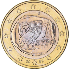 Greece, Euro, 2002, Athens, MS(65-70), Bi-Metallic, KM:187