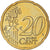 Grécia, 20 Euro Cent, 2004, Athens, MS(65-70), Latão, KM:185