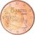 Grèce, 5 Euro Cent, 2002, Athènes, TTB, Cuivre plaqué acier, KM:183
