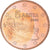 Grécia, 5 Euro Cent, 2002, Athens, EF(40-45), Aço Cromado a Cobre, KM:183