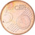 Grecia, 5 Euro Cent, 2002, Athens, MBC, Cobre chapado en acero, KM:183