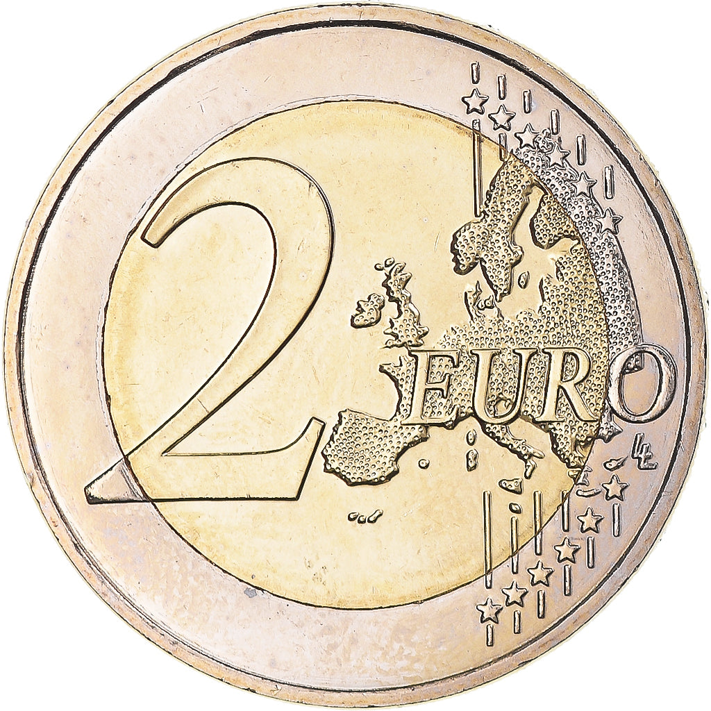Malta, 2 Euro, Ġgantija Temples, 2016, Colourized, SPL+, Bi-metallico, KM:177