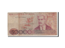 Brazil, 50,000 Cruzeiros, 1985, KM:204c, VG(8-10)