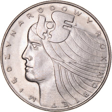 Moneta, Polonia, 20 Zlotych, 1975, Warsaw, BB+, Rame-nichel, KM:75