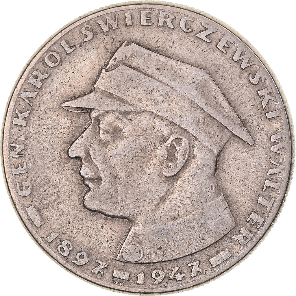 Moneta, Polonia, 10 Zlotych, 1967, Warsaw, BB, Rame-nichel, KM:58