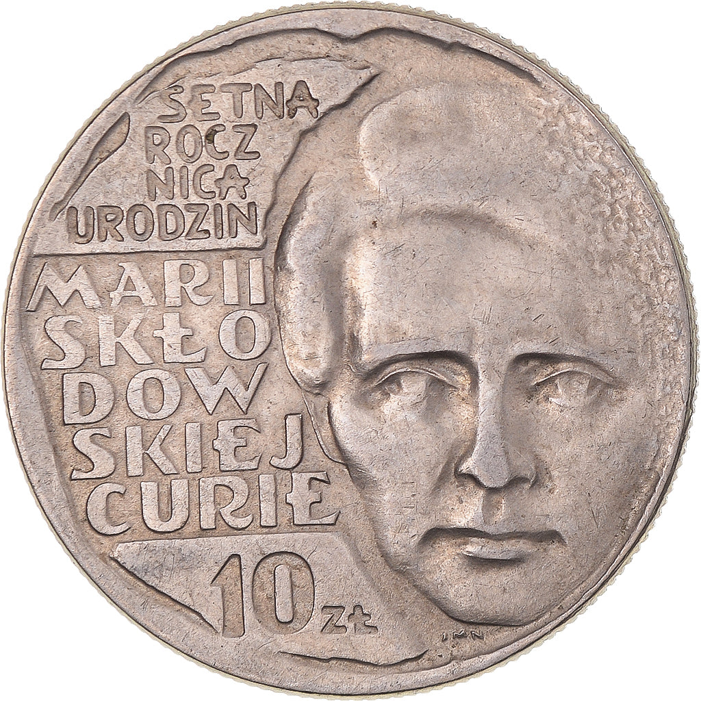 Coin, Poland, 10 Zlotych, 1967, Warsaw, AU(50-53), Copper-nickel, KM:59