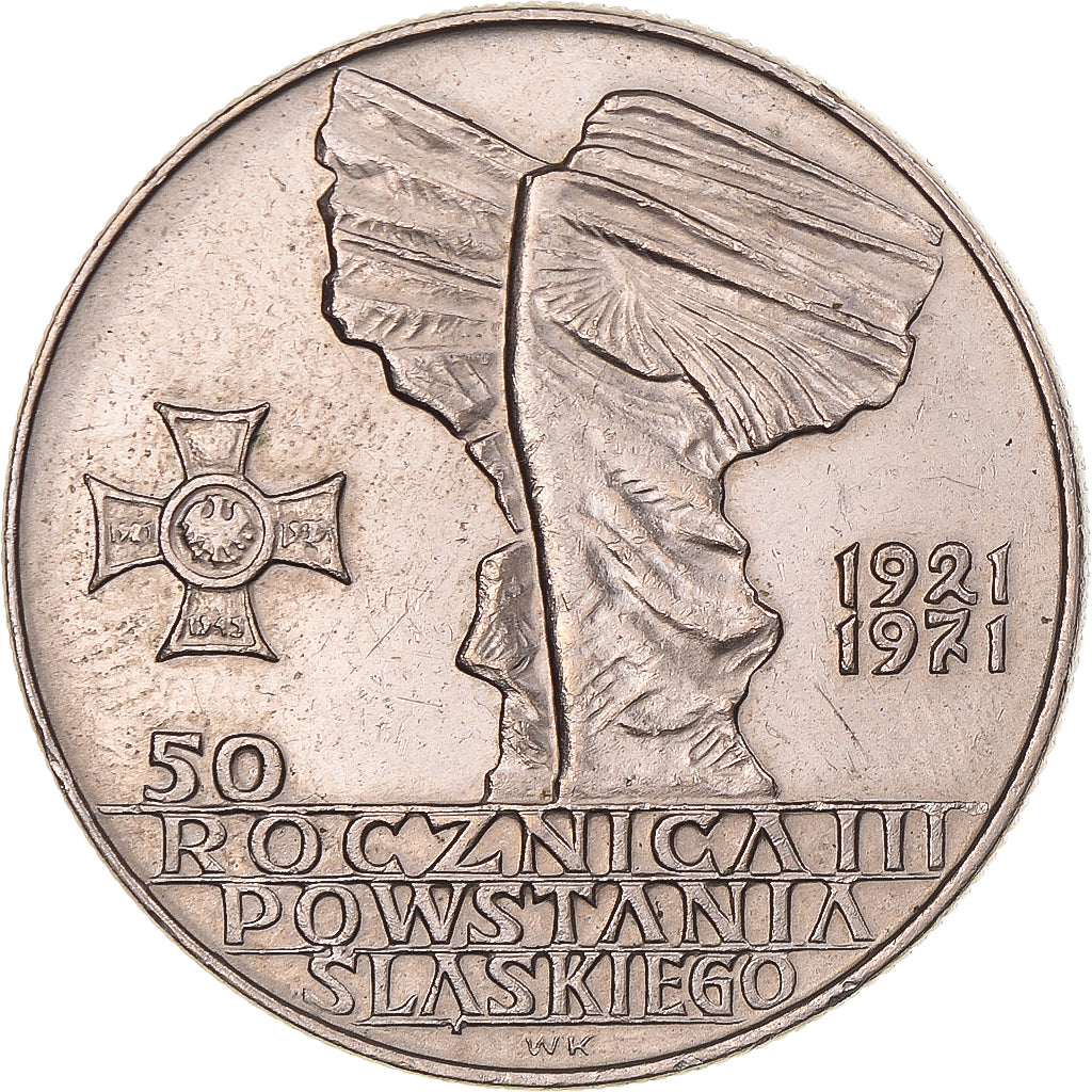 Moneta, Polonia, 10 Zlotych, 1971, Warsaw, BB, Rame-nichel, KM:64