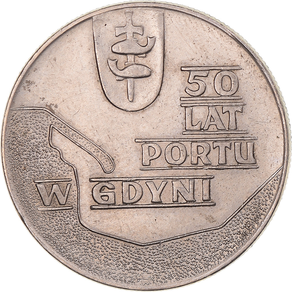 Moneta, Polonia, 10 Zlotych, 1972, Warsaw, BB, Rame-nichel, KM:65