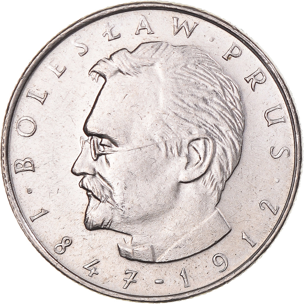 Moneta, Polonia, 10 Zlotych, 1975, Warsaw, SPL-, Rame-nichel, KM:73