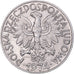 Coin, Poland, 5 Zlotych, 1974, Warsaw, MS(63), Aluminum, KM:47