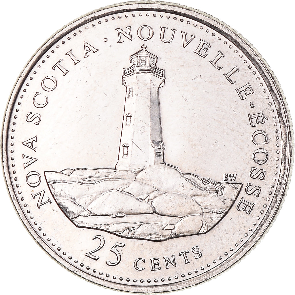 Moneta, Canada, Elizabeth II, 25 Cents, 1992, Royal Canadian Mint, Ottawa