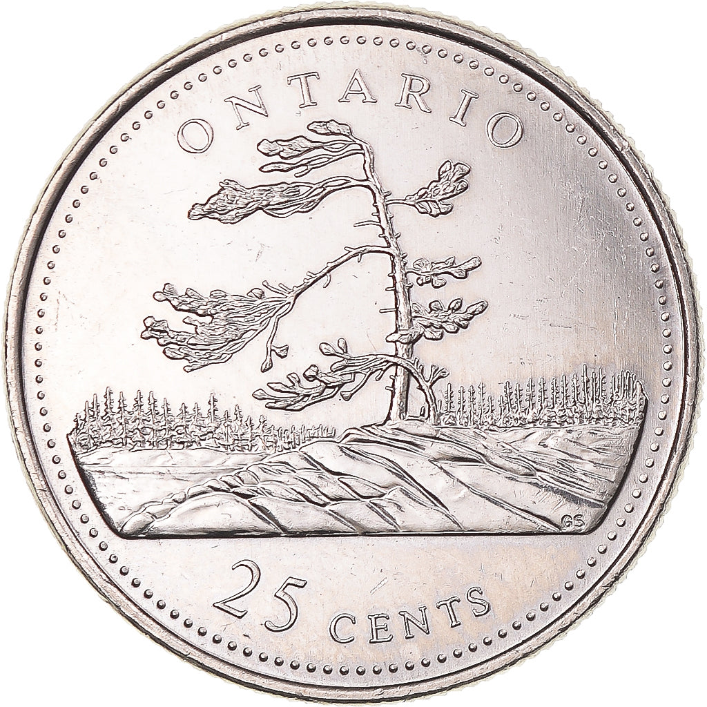 Moneta, Canada, Elizabeth II, 25 Cents, 1992, Royal Canadian Mint, Ottawa
