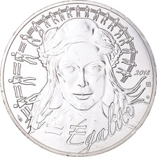 France, 20 Euro, Marianne, Egalité, 2018, Paris, MS(63), Silver, KM:New