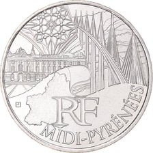 France, 10 Euro, Midi-Pyrénées, Euros des régions, 2011, Paris, FDC