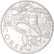 France, 10 Euro, Corse, 2011, Paris, MS(65-70), Silver, KM:1740