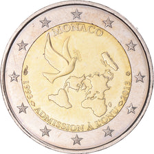 Monaco, 2 Euro, Admission à l'ONU, 2013, MS(63), Bi-Metallic