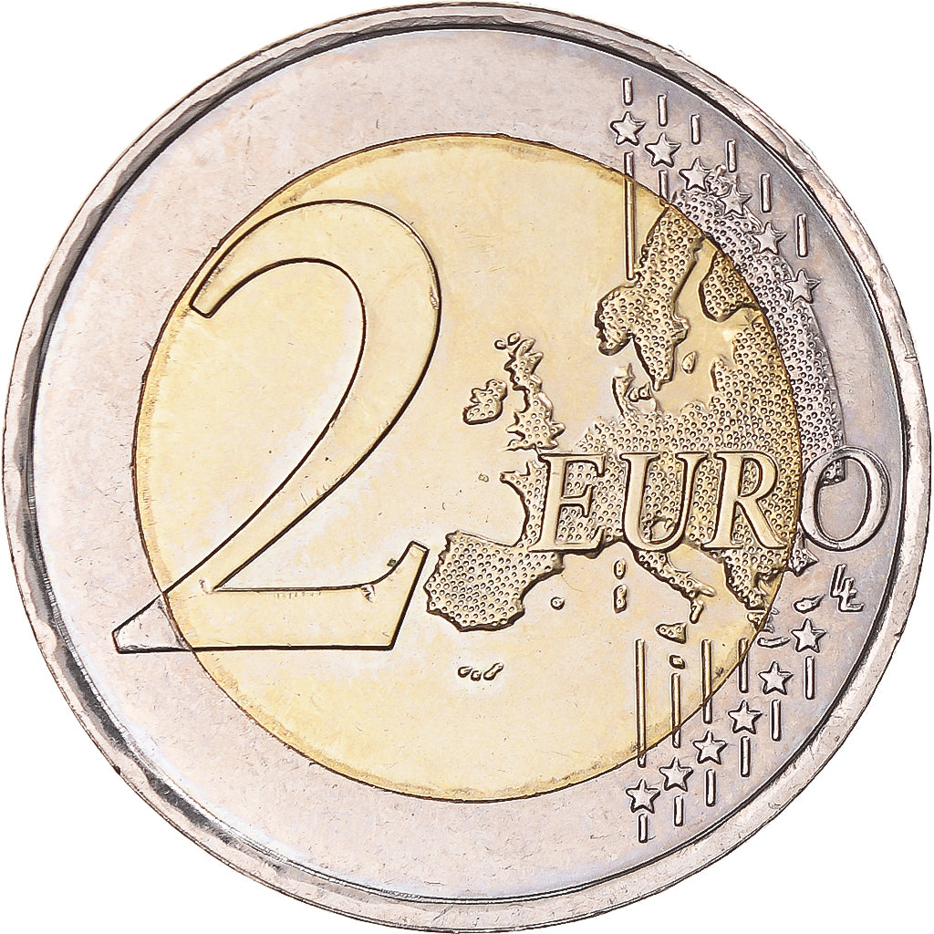 Monaco, 2 Euro, Admission à l'ONU, 2013, MS(63), Bi-Metallic