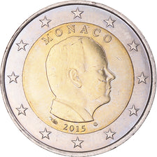 Monaco, 2 Euro, 2015, Paris, MS(63), Bimetaliczny