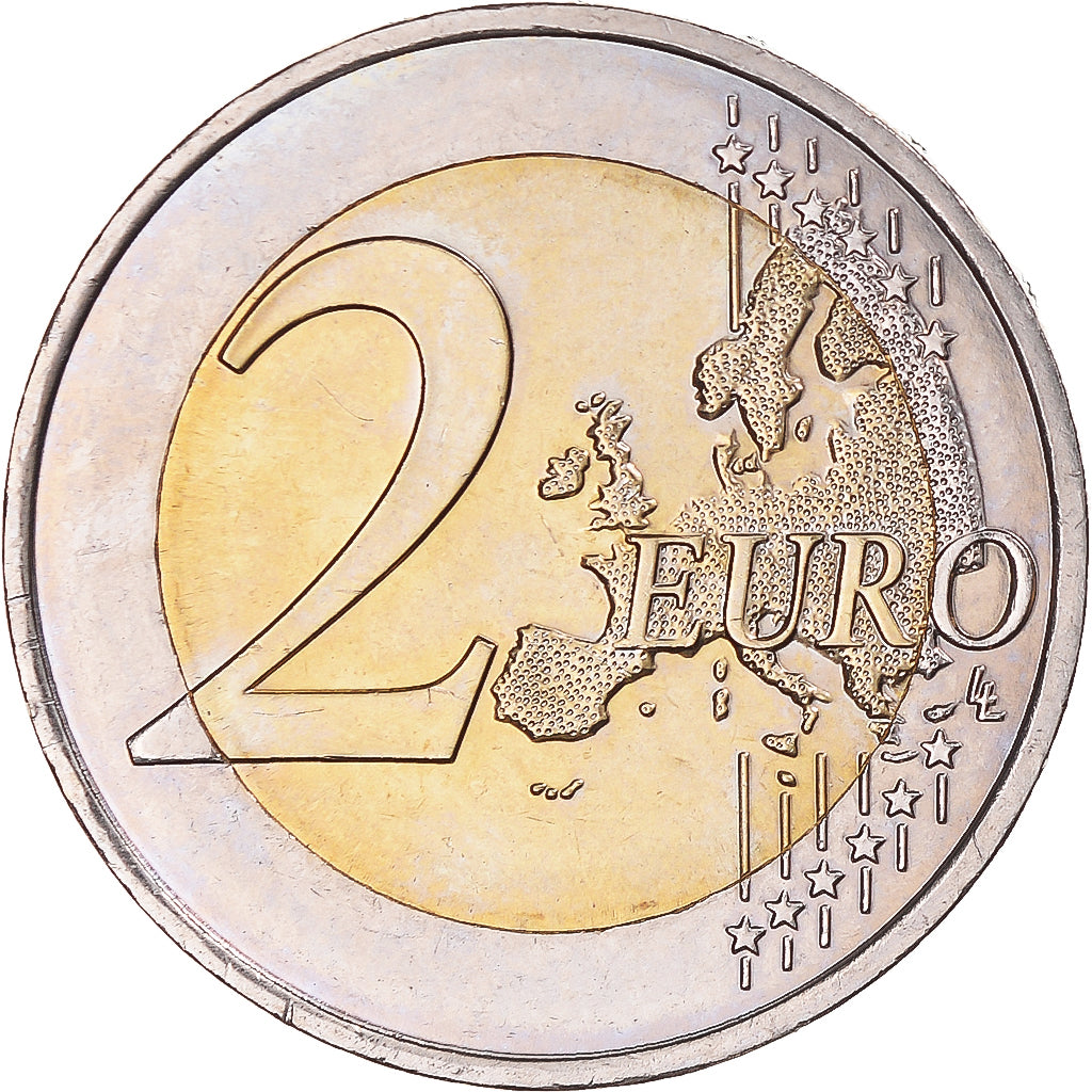 Monaco, 2 Euro, 2015, Paris, MS(63), Bimetaliczny