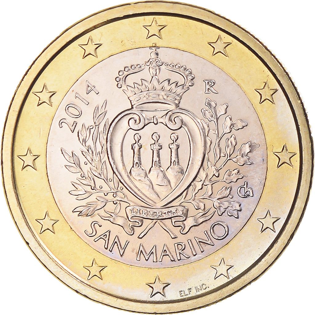 Saint Marin , Euro, 2014, FDC, Bimétallique