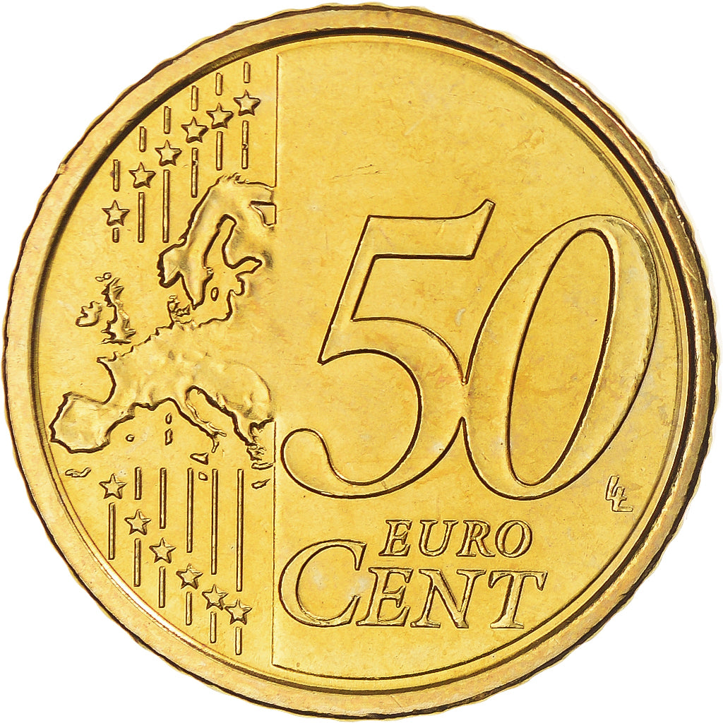 Vatican, 50 Euro Cent, 2017, Rome, 2e type, MS(63), Nordic gold, KM:460.1