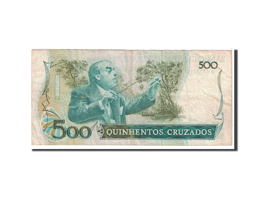 Brazil, 500 Cruzados, 1986, KM:212a, VF(20-25)