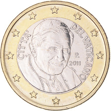 VATICAN CITY, Euro, 2011, Rome, MS(63), Bi-Metallic, KM:388