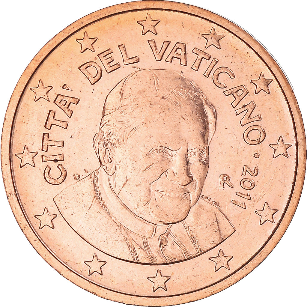 VATICAN CITY, 2 Euro Cent, 2011, Rome, EF(40-45), Copper Plated Steel, KM:376