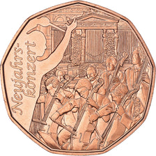 Moneta, Austria, 5 Euro, 2016, Vienna, Nouvelle année 2016 cuivre, FDC, Rame