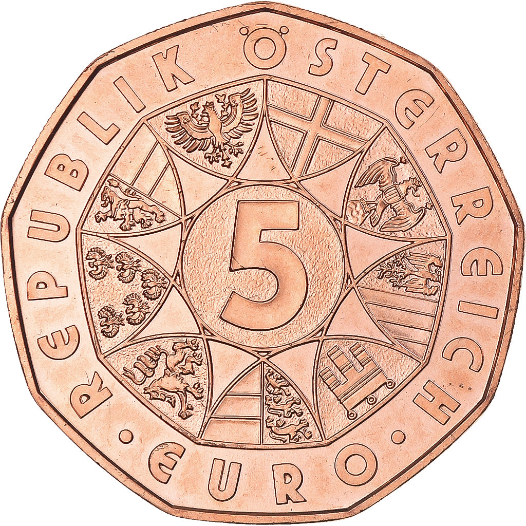 Moneta, Austria, 5 Euro, 2017, Vienna, Agneau de Pâques cuivre, FDC, Rame
