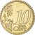 Netherlands, 10 Euro Cent, 2010, Utrecht, MS(63), Brass, KM:268