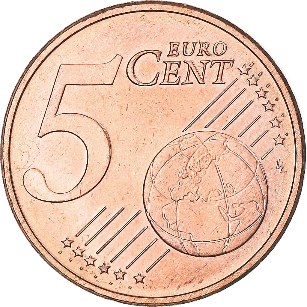Holandia, 5 Euro Cent, 2010, Utrecht, MS(63), Miedź platerowana stalą, KM:236