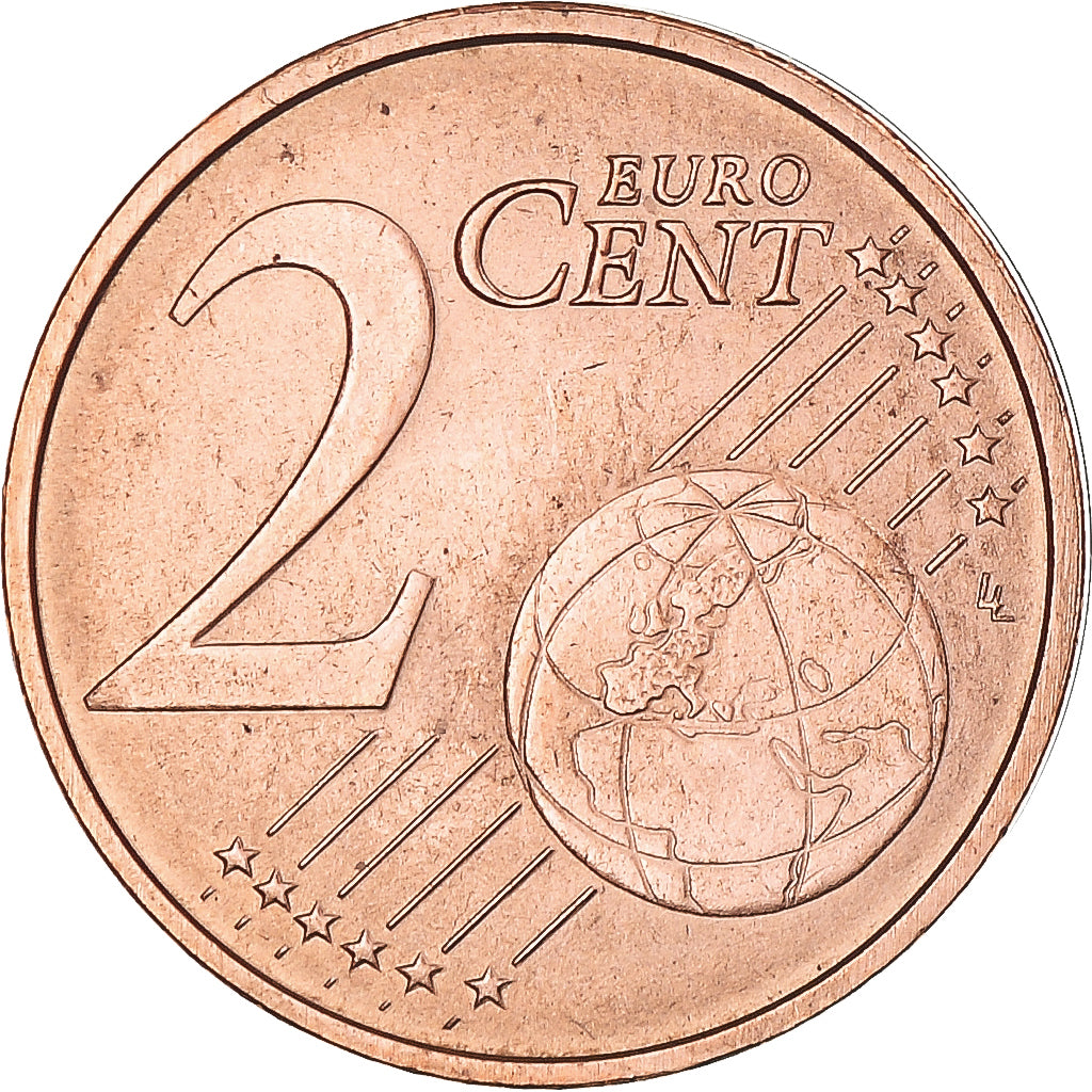 Netherlands, 2 Euro Cent, 2010, Utrecht, EF(40-45), Copper Plated Steel, KM:235