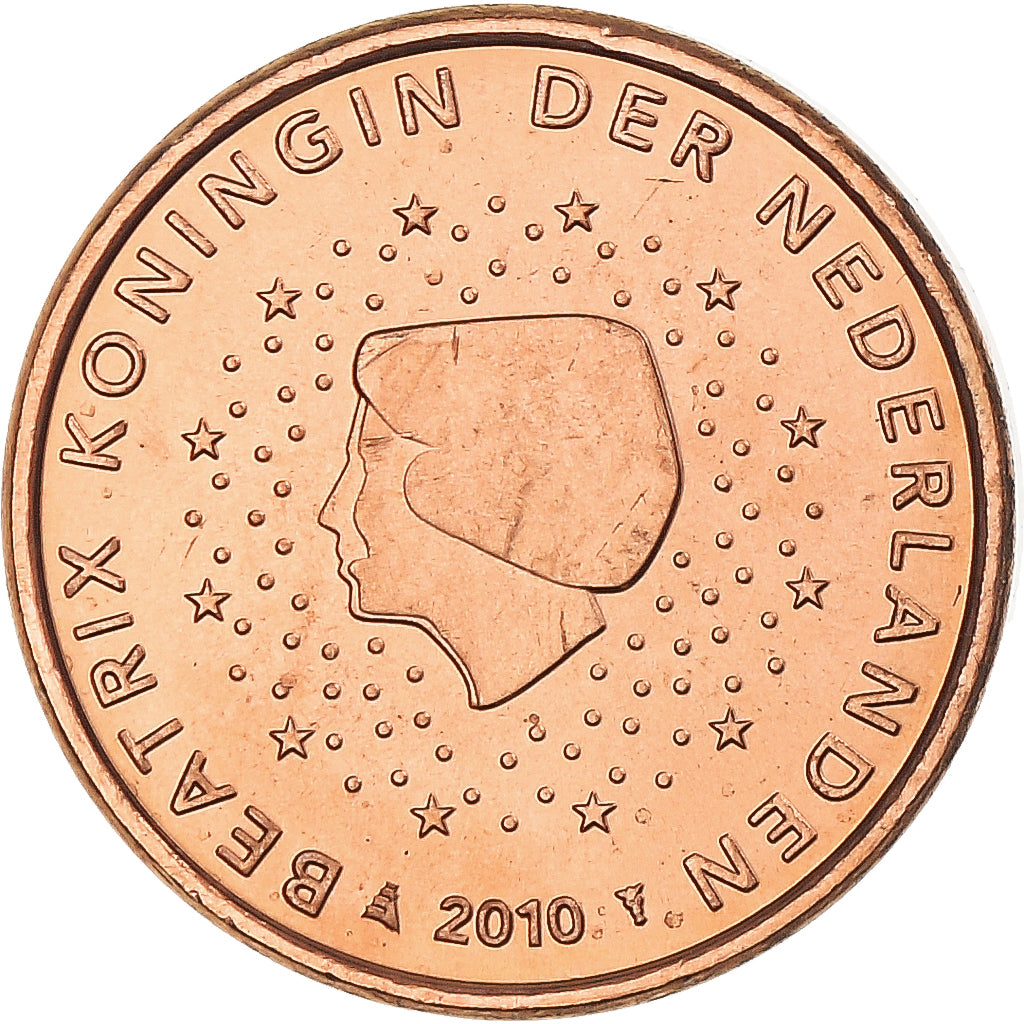 Netherlands, Euro Cent, 2010, Utrecht, MS(63), Copper Plated Steel, KM:234