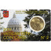 VATICAN CITY, 50 Euro Cent, 2011, Rome, Coin card, MS(65-70), Brass