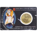 VATICAN CITY, 50 Euro Cent, 2016, Rome, Coin card, MS(65-70), Brass