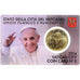 VATICAN CITY, 50 Euro Cent, 2014, Rome, Coin card, MS(65-70), Brass
