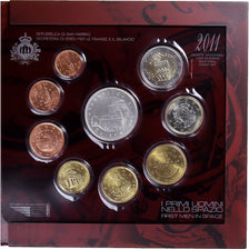 San Marino, Set, Premier homme dans l'espace, 2011, Rome, Euro-Set.BU, MS(65-70)