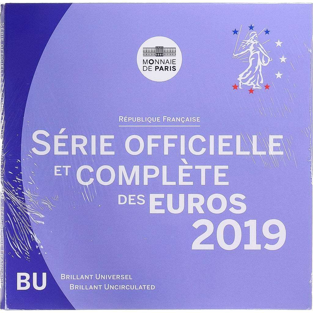 France, Monnaie de Paris, Coffret, 2019, Paris, BU, FDC