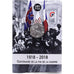 France, 10 Euro, 2018, Pessac, Centenaire de l'Armistice., FDC, Billon